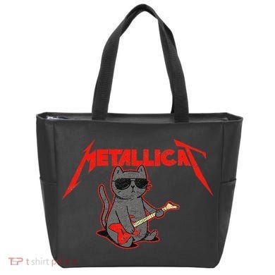 Metallicat Funny Cat Tote Bag