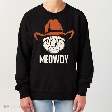 Meowdy Funny Cat Cowboy Women's Sweatshirt