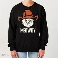 Meowdy Funny Cat Cowboy Women's Sweatshirt thumb 0
