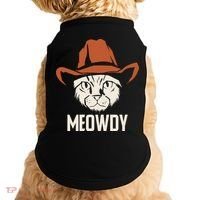 Meowdy Funny Cat Cowboy Doggie Tank thumb 0