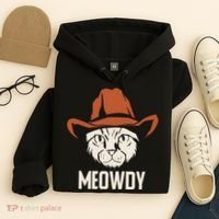 Meowdy Funny Cat Cowboy Hoodie thumb 4