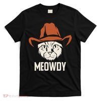 Meowdy Funny Cat Cowboy T-Shirt thumb 0