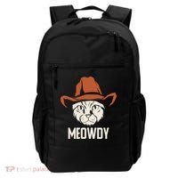 Meowdy Funny Cat Cowboy Backpack thumb 0