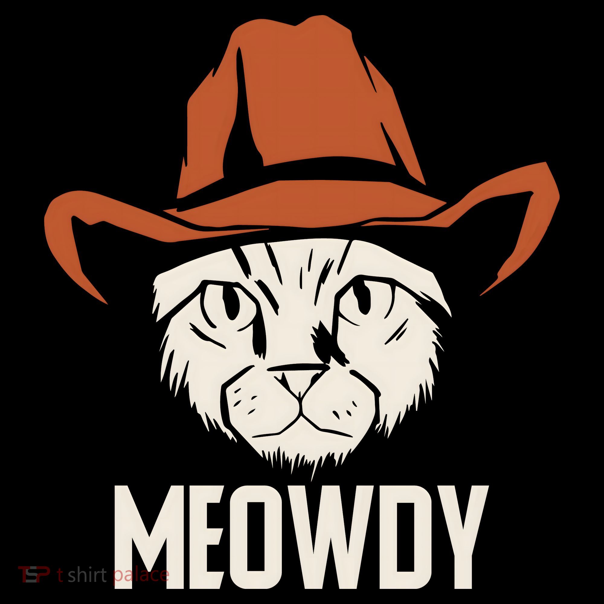 Meowdy Funny Cat Cowboy Coaster