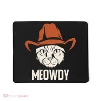Meowdy Funny Cat Cowboy Mousepad thumb 0
