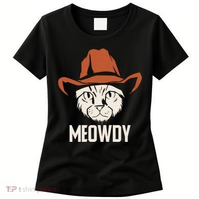 Meowdy Funny Cat Cowboy Women's T-Shirt