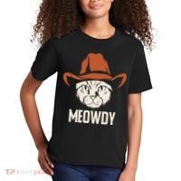 Meowdy Funny Cat Cowboy Kids T-Shirt thumb 2