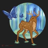 Magic Forest Deer Women's Sweatshirt thumb 2