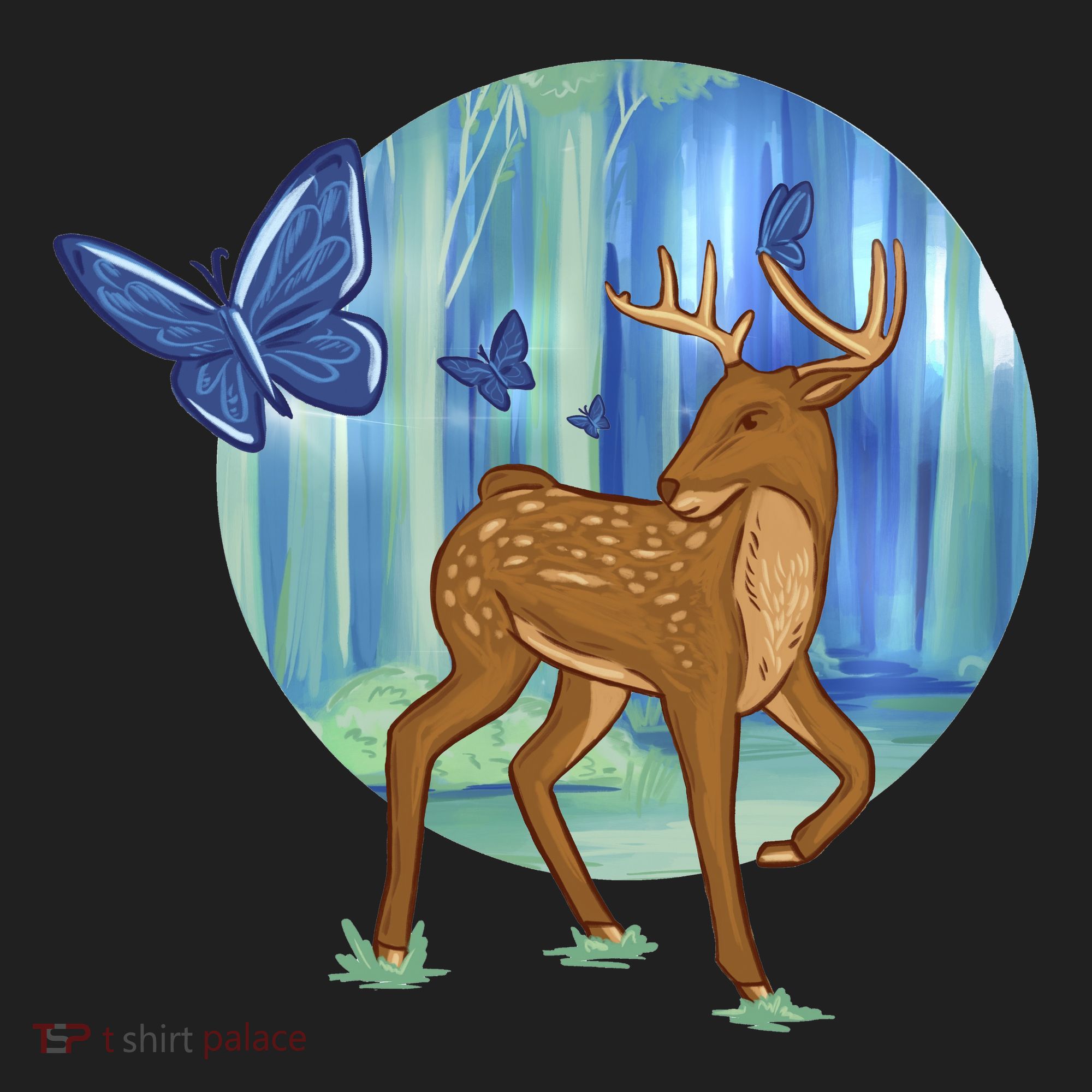 Magic Forest Deer Women's Sweatshirt