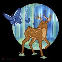 Magic Forest Deer Toddler Hoodie thumb 2