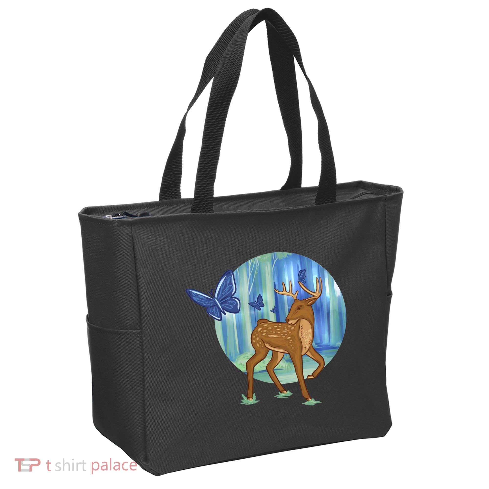 Magic Forest Deer Tote Bag