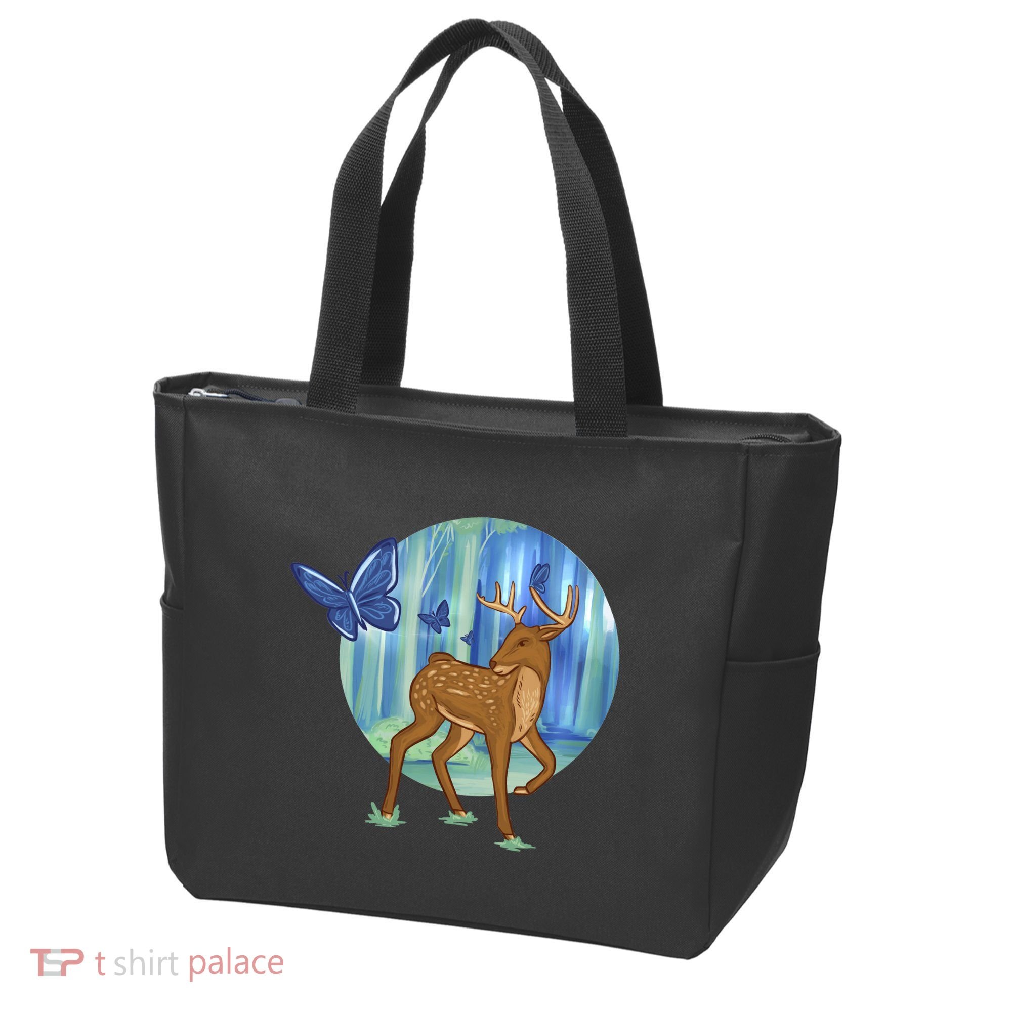 Magic Forest Deer Tote Bag
