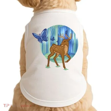 Magic Forest Deer Doggie Tank