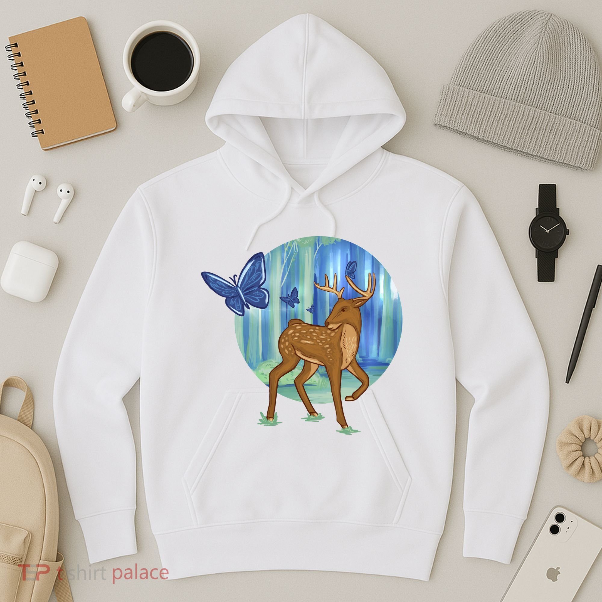 Magic Forest Deer Hoodie