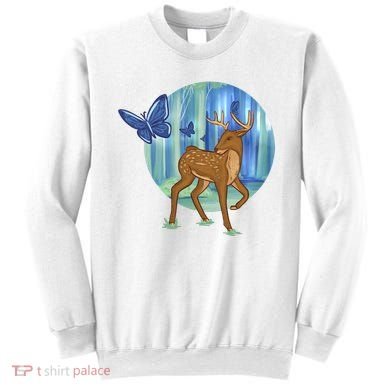 Magic Forest Deer Sweatshirt