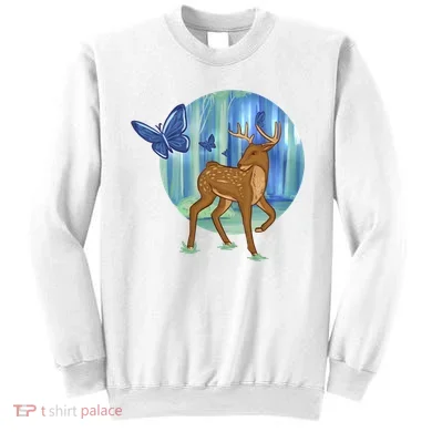 Magic Forest Deer Sweatshirt