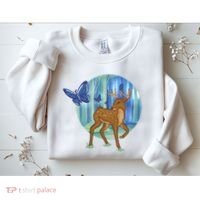 Magic Forest Deer Sweatshirt thumb 2