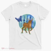 Magic Forest Deer T-Shirt thumb 0