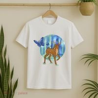 Magic Forest Deer T-Shirt thumb 2