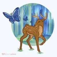 Magic Forest Deer T-Shirt thumb 7