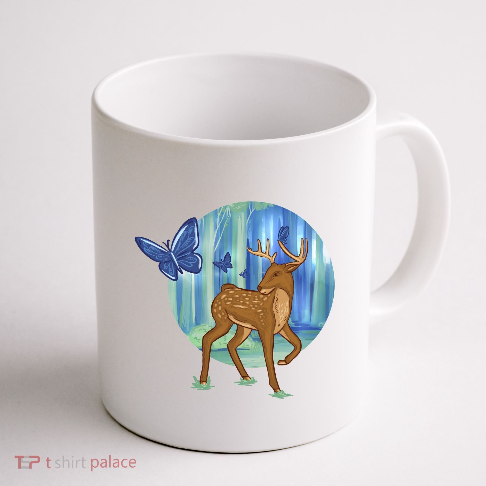 Magic Forest Deer Coffee Mug