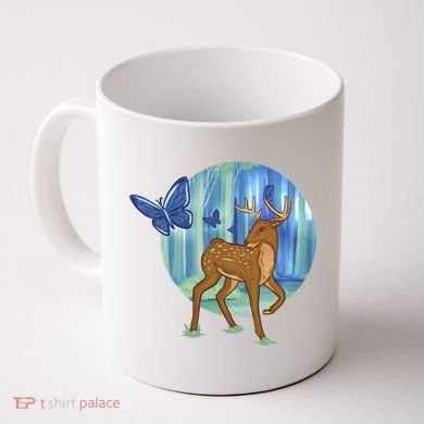 Magic Forest Deer Coffee Mug