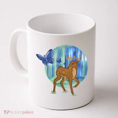 Magic Forest Deer Coffee Mug