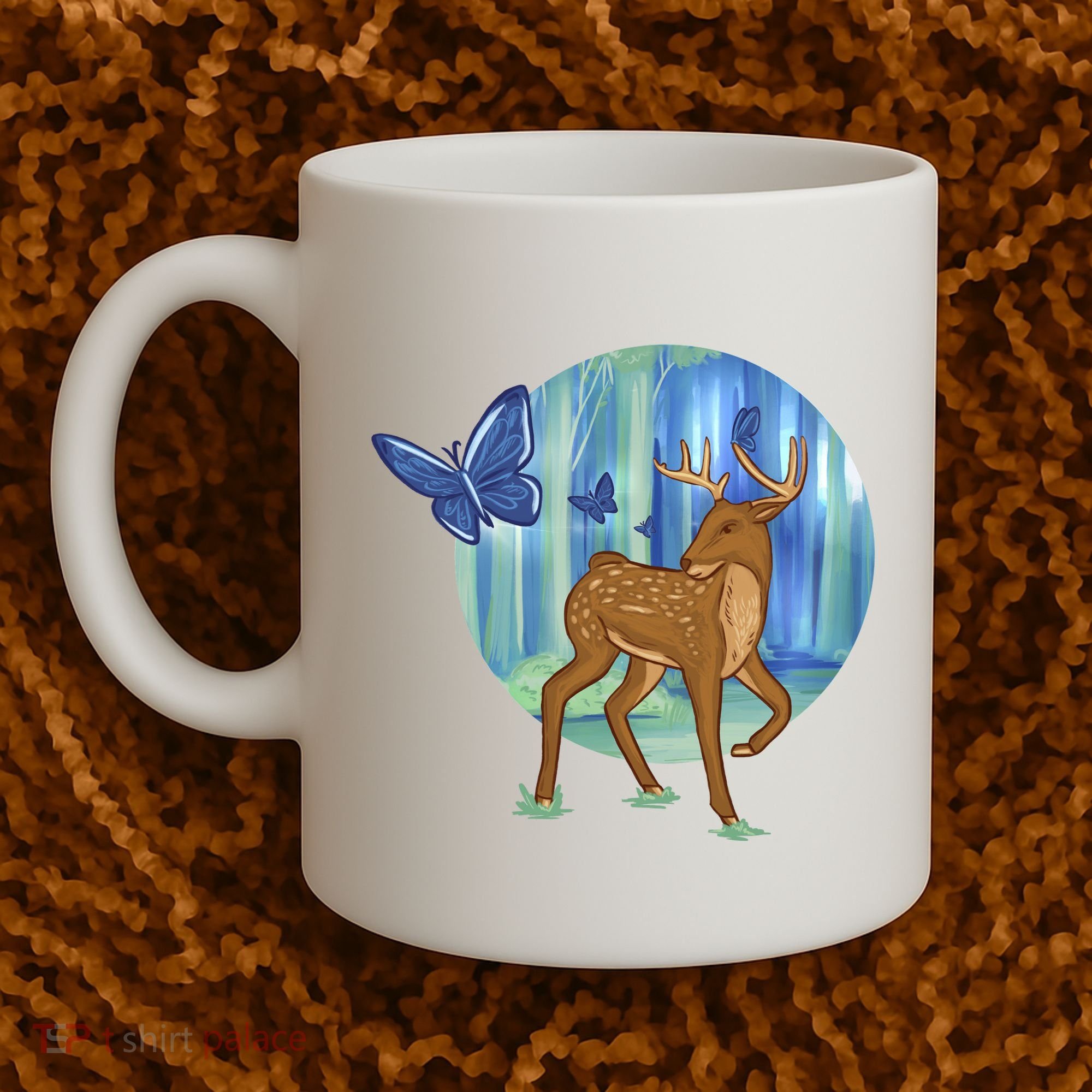 Magic Forest Deer Coffee Mug