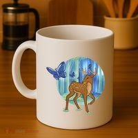 Magic Forest Deer Coffee Mug thumb 4
