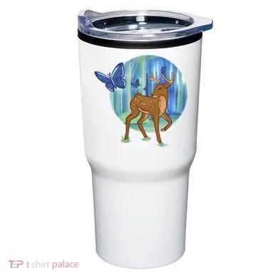 Magic Forest Deer Tumbler