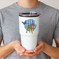Magic Forest Deer Tumbler thumb 2