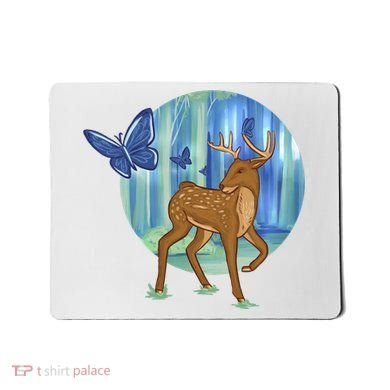 Magic Forest Deer Mousepad