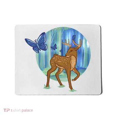 Magic Forest Deer Mousepad