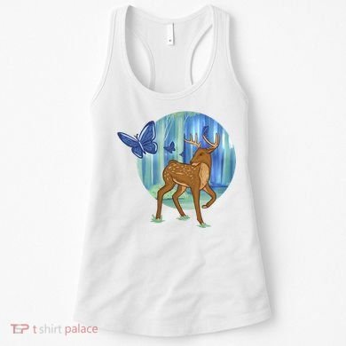 Magic Forest Deer Women's Tank Top