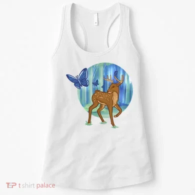Magic Forest Deer Women's Tank Top