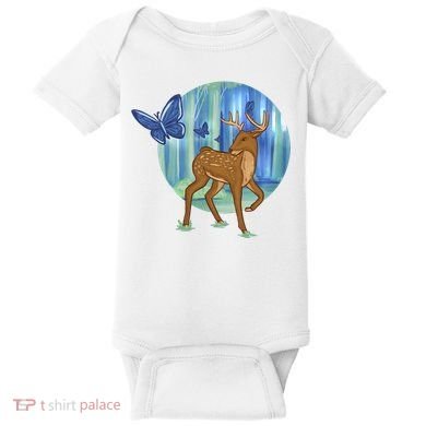 Magic Forest Deer Baby Bodysuit