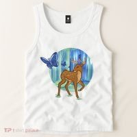 Magic Forest Deer Tank Top thumb 2