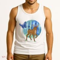 Magic Forest Deer Tank Top thumb 3