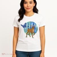 Magic Forest Deer Women's T-Shirt thumb 4
