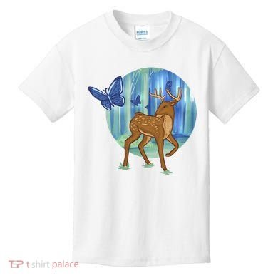 Magic Forest Deer Kids T-Shirt
