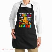 My First Day Of Pre K I Am 4 Years Old Gift Apron thumb 2