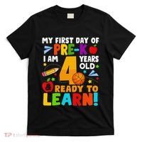 My First Day Of Pre K I Am 4 Years Old Gift T-Shirt thumb 0