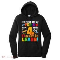 My First Day Of Pre K I Am 4 Years Old Gift Women's Hoodie thumb 0