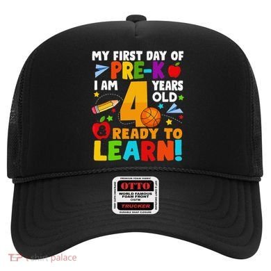 My First Day Of Pre K I Am 4 Years Old Gift Hat