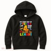 My First Day Of Pre K I Am 4 Years Old Gift Kids Hoodie thumb 0
