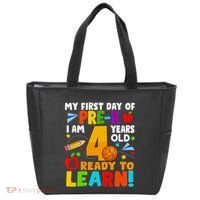 My First Day Of Pre K I Am 4 Years Old Gift Tote Bag thumb 0