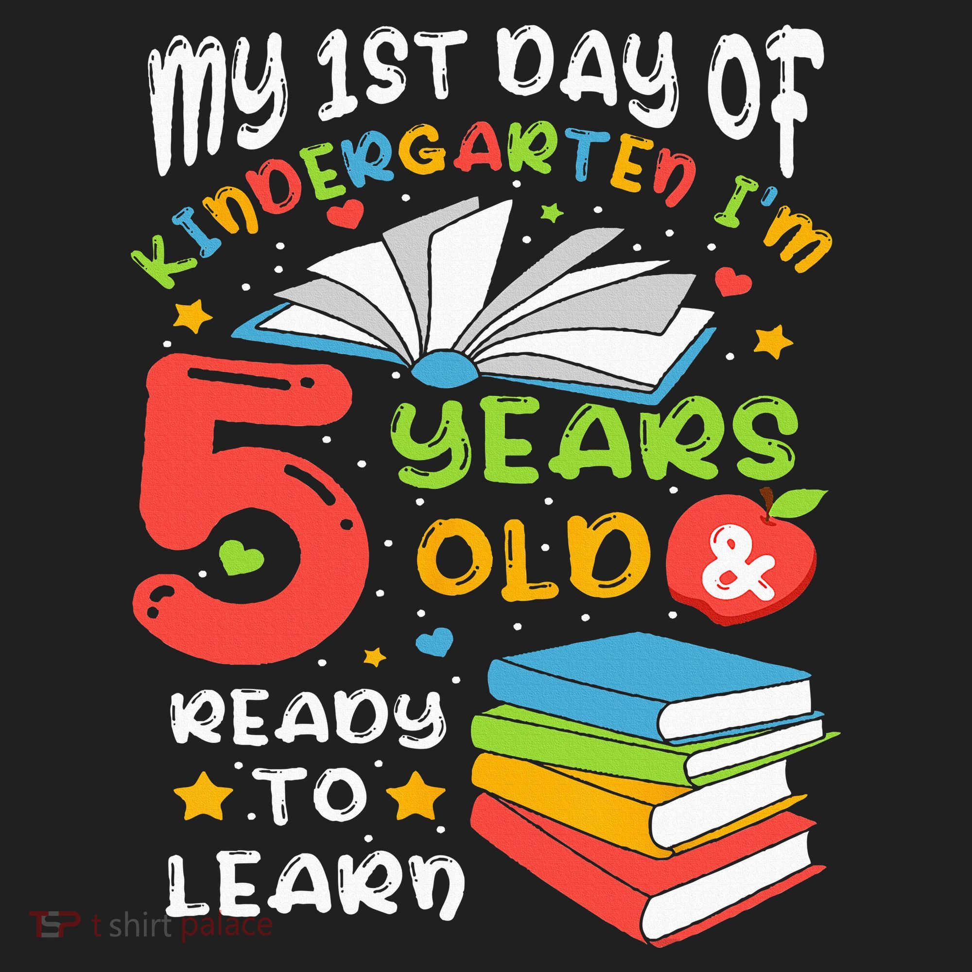 My First Day Of Kindergarten 5 Years Old Back To School Beanie