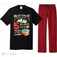 My First Day Of Kindergarten 5 Years Old Back To School Pajama Set thumb 0