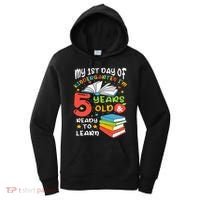 My First Day Of Kindergarten 5 Years Old Back To School Women's Hoodie thumb 0