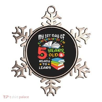 My First Day Of Kindergarten 5 Years Old Back To School Ornament